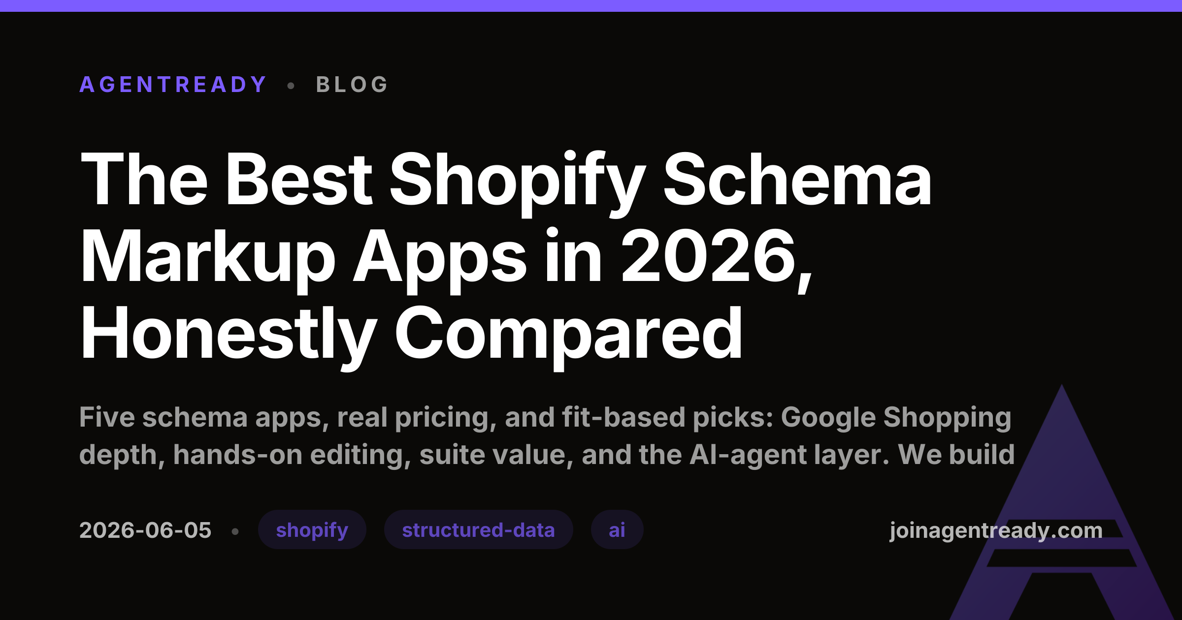 The Best Shopify Schema Markup Apps in 2026, Honestly Compared