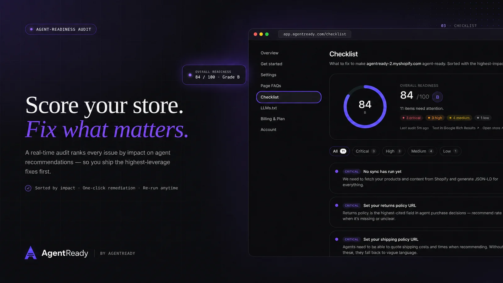 Answer — Answer the questions shoppers ask agents